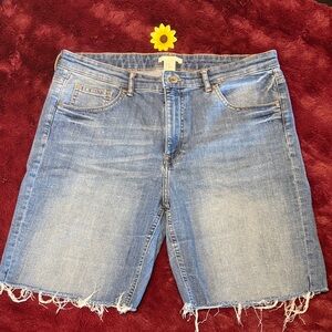 H&M Light Blue Denim Shorts